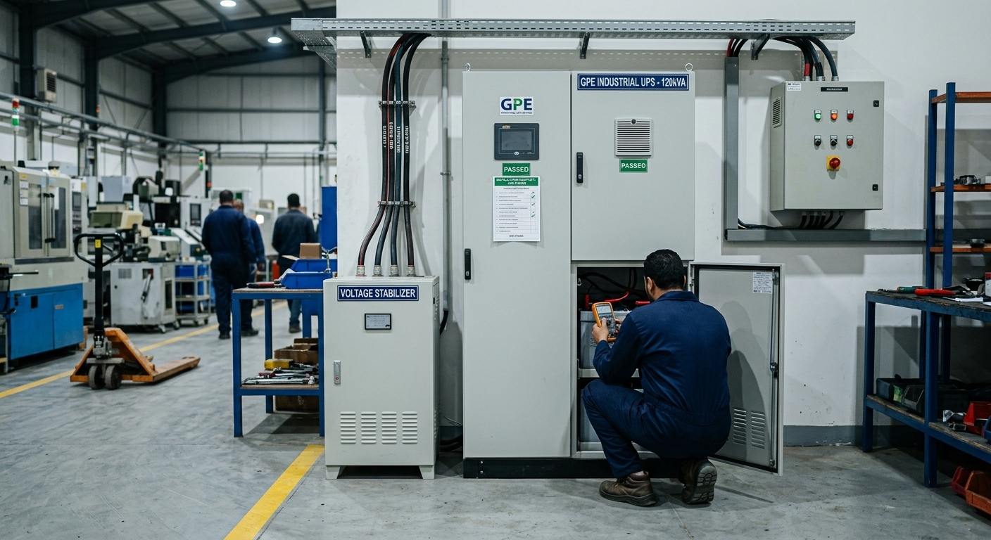 On-site UPS installation